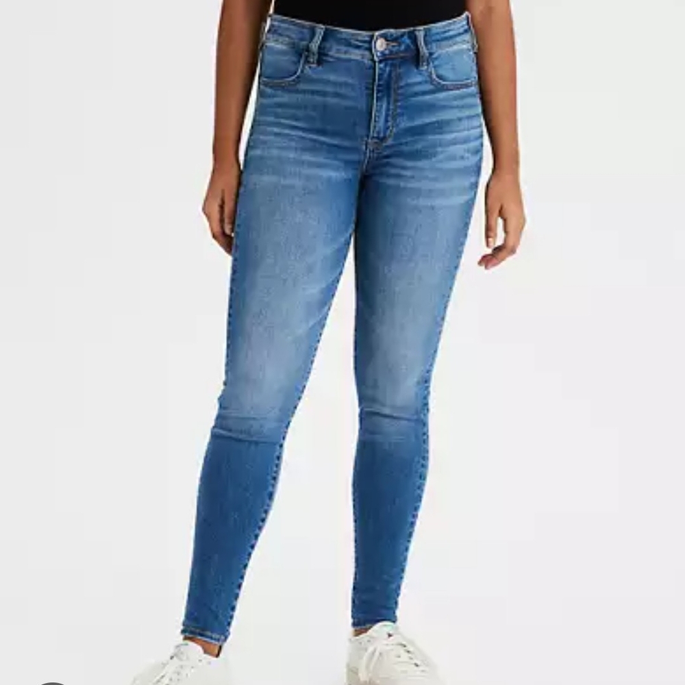 American Eagle Outfitters Blue Skinny Jeans